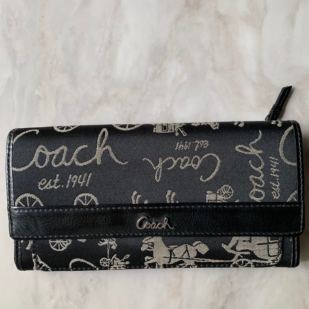 Black Coach Wallet